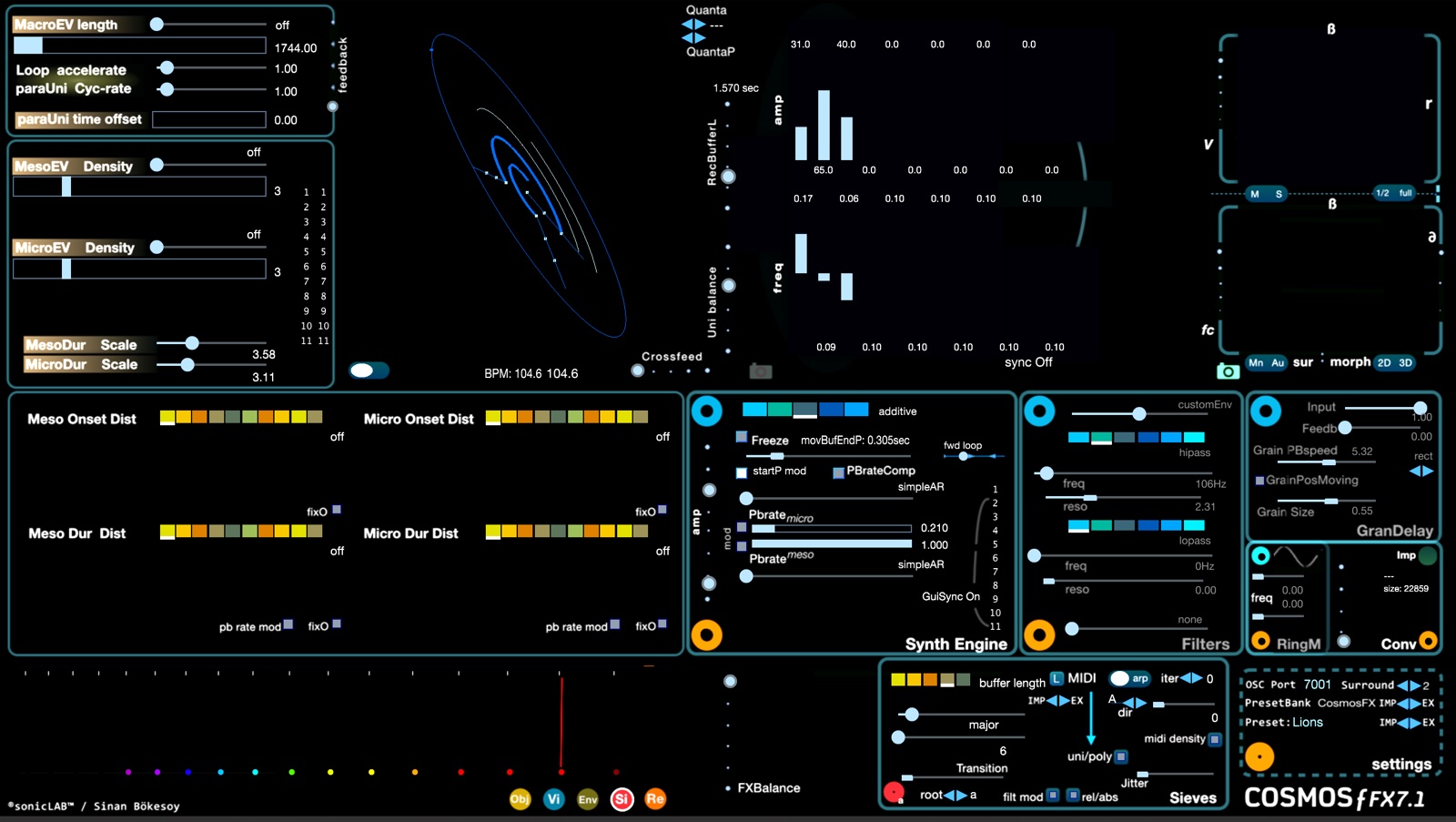 Cosmosf FX screenshot